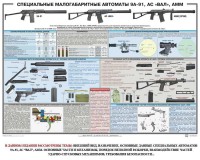 Плакат "Специальные малогабаритные автоматы 9А91, АС «Вал», АММ" - fgospostavki.ru - Рыбинск