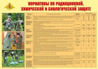 Плакат "Нормативы по радиационной, химической и биологической защите" - fgospostavki.ru - Рыбинск