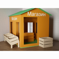 Игровой домик «Рынок» - fgospostavki.ru - Рыбинск