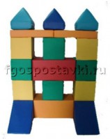 Мягкий модуль-конструктор "Башня" (17 элементов) - fgospostavki.ru - Рыбинск