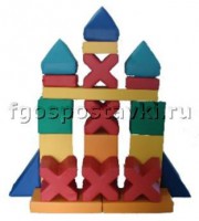 Мягкий модуль-конструктор "Башня" (21 элемент) - fgospostavki.ru - Рыбинск