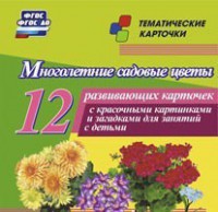 Тематические карточки "Многолетние садовые цветы" - fgospostavki.ru - Рыбинск