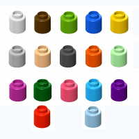  Элемент конструктора одиночный одноцветный Color Blocks 100 штук - fgospostavki.ru - Рыбинск