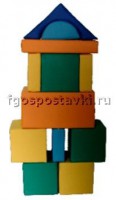 Мягкий модуль-конструктор "Городок" (12 элементов) - fgospostavki.ru - Рыбинск
