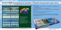 Отрезок натурального ряда чисел. Классный конструктор на магнитах - fgospostavki.ru - Рыбинск