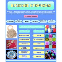 Стенд "Вязание крючком" - fgospostavki.ru - Рыбинск
