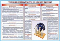 Стенд-уголок "Техника безопасности на уроках физики" - fgospostavki.ru - Рыбинск