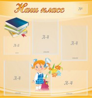 Стенд "Наш класс" Вариант 4 - fgospostavki.ru - Рыбинск