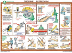 Комплект плакатов "Безопасность труда при деревообработке" - fgospostavki.ru - Рыбинск
