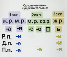 Набор магнитных карточек "Склонение имен существительных" - fgospostavki.ru - Рыбинск