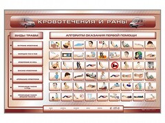 Трехсекционный базовый комплект "Травмы. Кровотечения. Ожоги" для учащихся общеобразовательных учреждений - fgospostavki.ru - Рыбинск