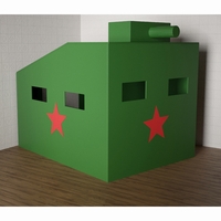 Игровой домик «Танк» - fgospostavki.ru - Рыбинск