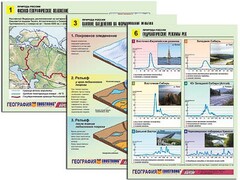 Комплект таблиц по географии "Природа России" раздаточные (цветные, ламинированные, А4, 10 штук) - fgospostavki.ru - Рыбинск