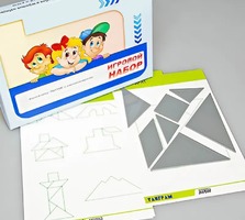 Игровой набор "Танграм" (с комплектом карточек) - fgospostavki.ru - Рыбинск