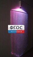 Фибероптическая занавесь (150 волокон) с интерактивным источником света - fgospostavki.ru - Рыбинск