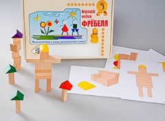 Игровой набор Фребеля "Конструктор деревянный без соединений-3" (Серия "Эксперимент") - fgospostavki.ru - Рыбинск