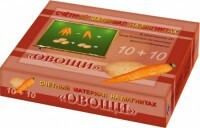 Счетный материал на магнитах "Овощи" - fgospostavki.ru - Рыбинск