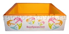 Бассейн "Вообразилия" квадратный с шелкографией - fgospostavki.ru - Рыбинск