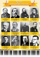 Стенд "Русские композиторы-классики" - fgospostavki.ru - Рыбинск