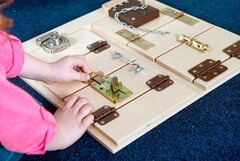 Тактильно-развивающая панель “Замочки” - fgospostavki.ru - Рыбинск