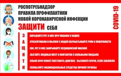 Плакат "Правила профилактики коронавируса" - fgospostavki.ru - Рыбинск