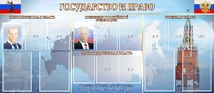 Стенд "Государство и право" - fgospostavki.ru - Рыбинск