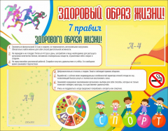 Стенд "Здоровый образ жизни" - fgospostavki.ru - Рыбинск