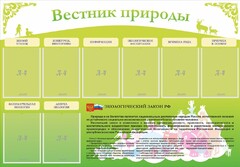 Стенд "Вестник природы" Вариант 4 - fgospostavki.ru - Рыбинск