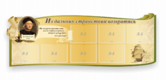 Стенд резной "Из дальних странствий возвратясь" - fgospostavki.ru - Рыбинск
