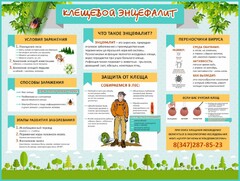 Стенд "Клещевой энцефалит" - fgospostavki.ru - Рыбинск
