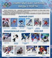 Стенд "Олимпийские зимние виды спорта" - fgospostavki.ru - Рыбинск