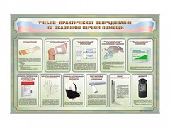 Стенды "Учебно-практическое оборудование по оказанию первой помощи" - fgospostavki.ru - Рыбинск