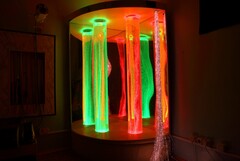 Сенсорный уголок большой с двумя колоннами, двусторонней подсветкой и фибероптическими нитями. VIP класс. - fgospostavki.ru - Рыбинск