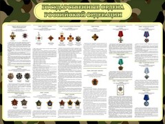 Стенд "Государственные ордена РФ" - fgospostavki.ru - Рыбинск