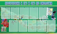 Стенд "Подготовка к ЕГЭ и ОГЭ по биологии" Вариант 2 - fgospostavki.ru - Рыбинск