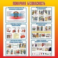 Стенд "Пожарная безопасность" Вариант 4 - fgospostavki.ru - Рыбинск