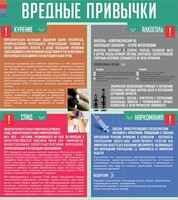Стенд "Вредные привычки" - fgospostavki.ru - Рыбинск