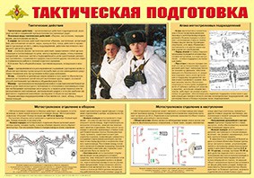Плакат "Тактическая подготовка" - fgospostavki.ru - Рыбинск