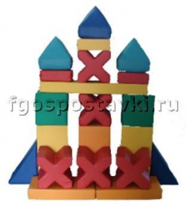 Мягкий модуль-конструктор "Башня" (21 элемент) - fgospostavki.ru - Рыбинск