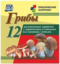 Тематические карточки "Грибы" - fgospostavki.ru - Рыбинск