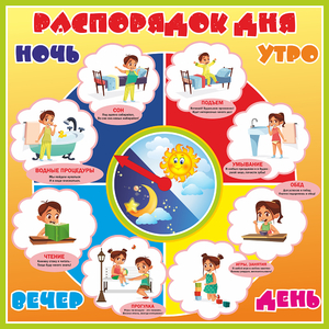 Стенд "Распорядок дня" - fgospostavki.ru - Рыбинск