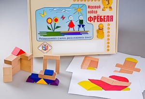 Игровой набор Фребеля "Конструктор деревянный без соединений-2" (Серия "Эксперимент") - fgospostavki.ru - Рыбинск