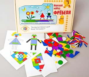 Игровой набор Фребеля "Конструктор плоскостной-4" (Серия "Эксперимент") - fgospostavki.ru - Рыбинск