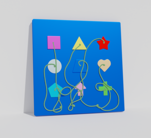 Тактильно-развивающая панель «Геометрия» - fgospostavki.ru - Рыбинск