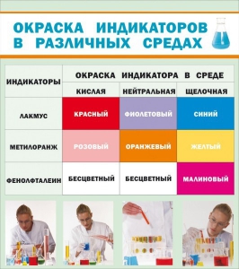 Стенд "Окраска индикаторов в различных средах" - fgospostavki.ru - Рыбинск