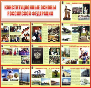 Стенд "Конституционные основы РФ" - fgospostavki.ru - Рыбинск