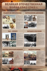 Стенд "Великая Отечественная война" (события) - fgospostavki.ru - Рыбинск