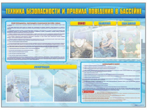 Стенд-уголок "Техника безопасности и правила поведения в бассейне" - fgospostavki.ru - Рыбинск