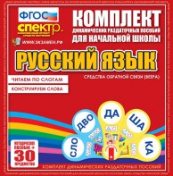 Динамические раздаточные пособия. Русский язык (веера). Читаем по слогам (слоги из двух букв). Конструируем слова (слоги из двух и трех букв). - fgospostavki.ru - Рыбинск