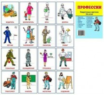 Раздаточные карточки "Профессии" - fgospostavki.ru - Рыбинск